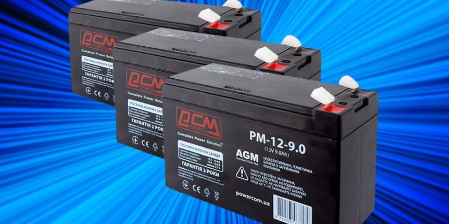 Новинка: аккумуляторы Powercom, надежные батареи для ИБП