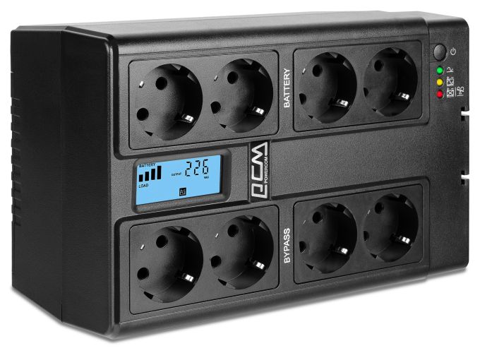 ДБЖ Powercom CUB-850N LCD