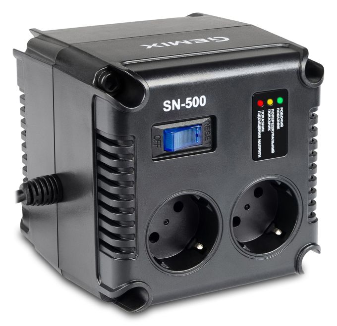 Стабилизатор напряжения Gemix SN-500 Black